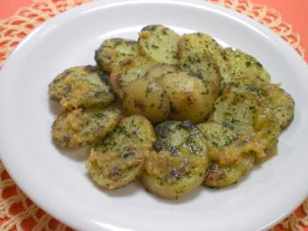 新じゃがの味噌バターがけ写真