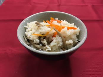 きのこご飯写真